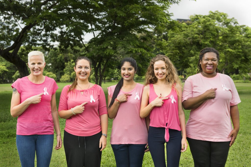 Women Breast Cancer Support Charity Concept